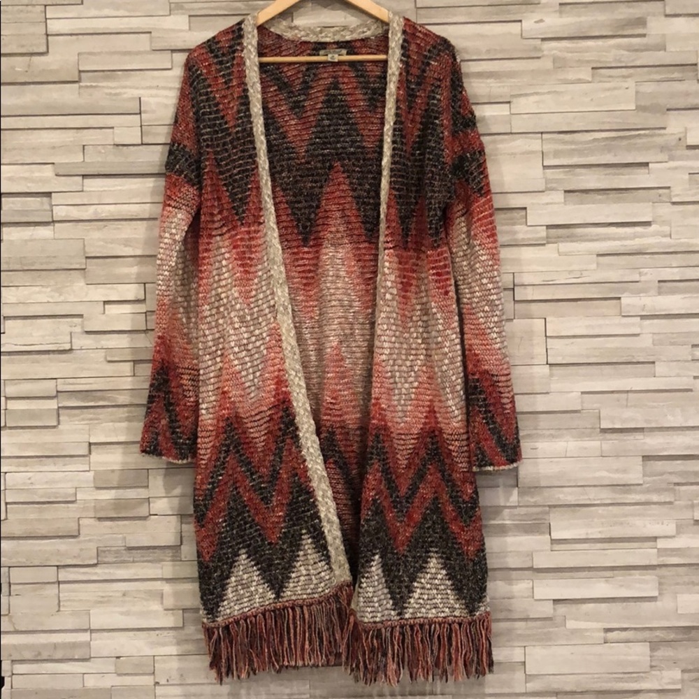 Lucky Brand Long Cardigan, Medium